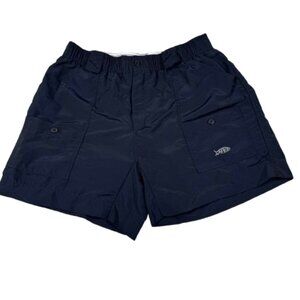 AFTCO Black Lightweight Utility Hiking Fishing Men's Shorts (Size 36)